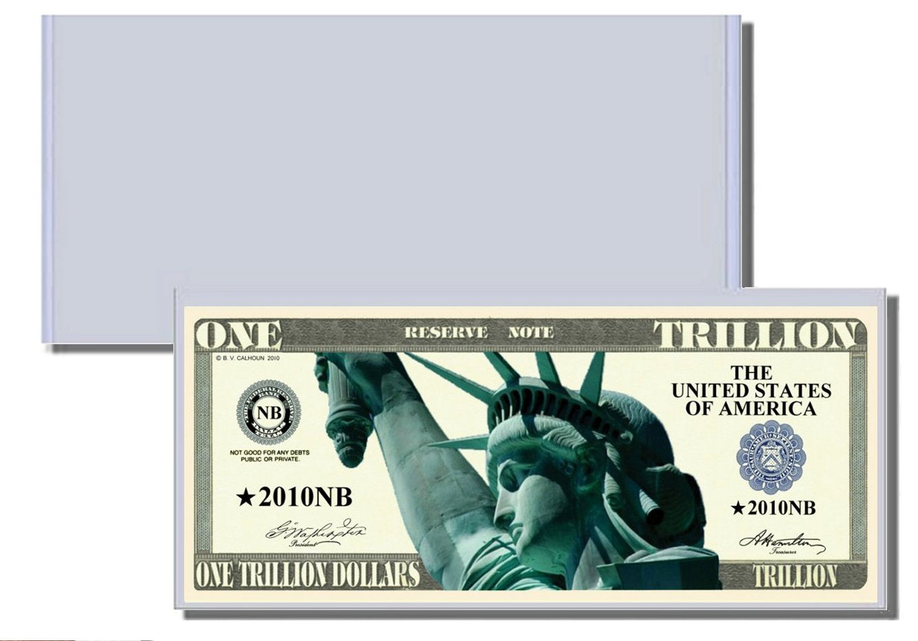 Novelty Trillion Dollar Bill – Liberty Trillion Dollar Bill