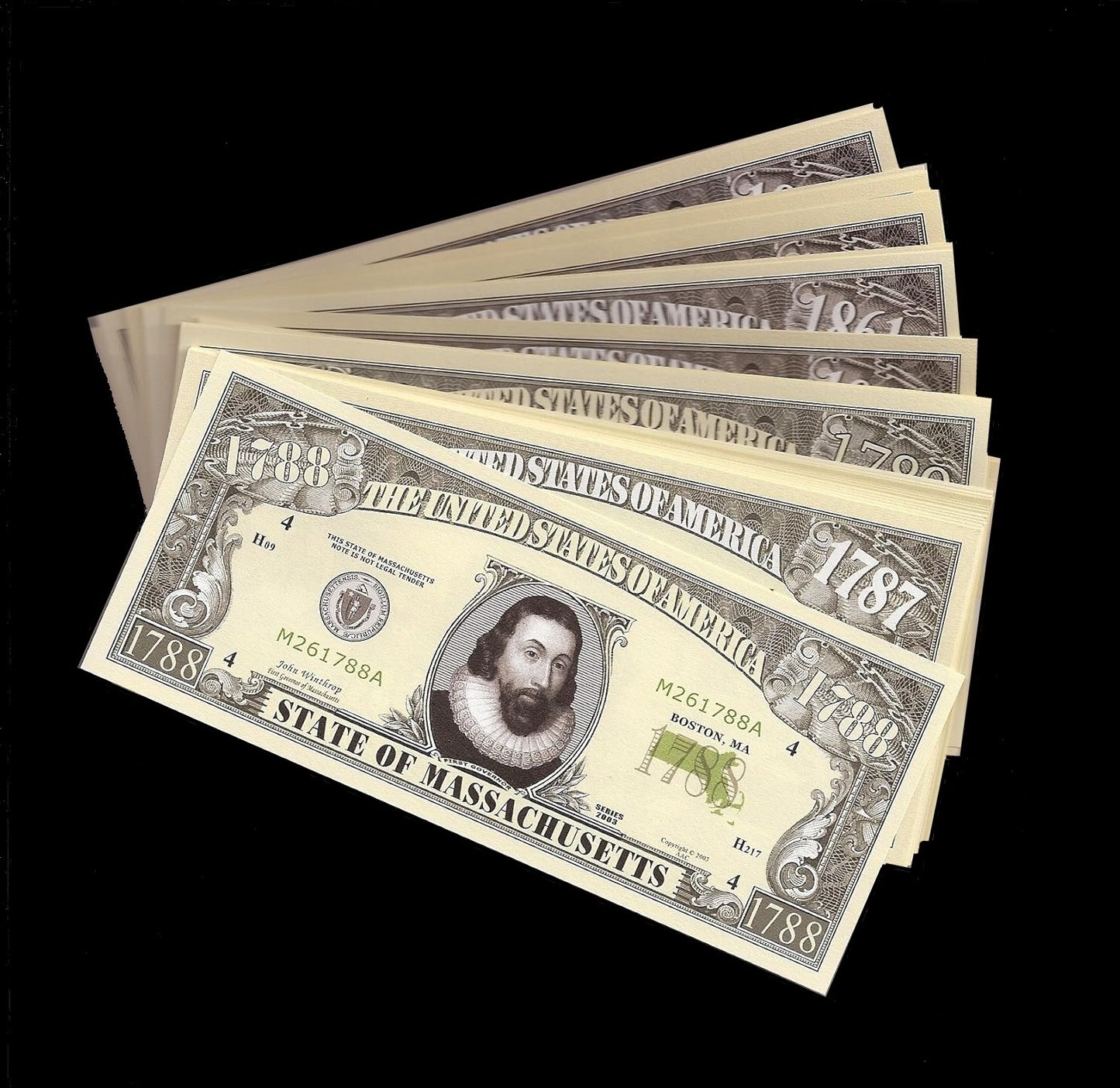 Novelty Dollar Bill – 50 US States Collectible Bills