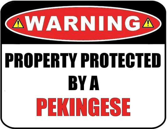 Funny Pekingese Dog Sign – Laminated 11.5″ x 9″ Wall Decor