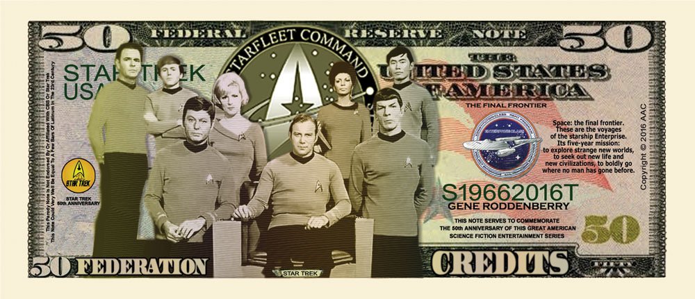 Novelty Million Dollar Bill – Star Trek Million Dollar Bill