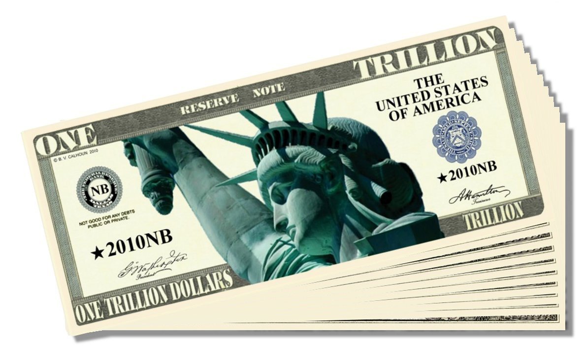 Novelty Trillion Dollar Bill – Liberty Trillion Dollar Bill